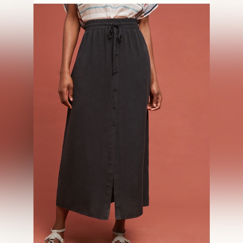Cloth & Stone Black Maxi Skirt